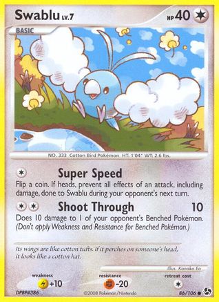 Swablu (86/106) [Diamond & Pearl: Great Encounters] - Trinity Hobby