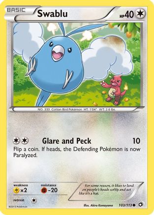 Swablu (103/113) [Black & White: Legendary Treasures] - Trinity Hobby