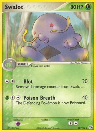 Swalot (40/106) [EX: Emerald] - Trinity Hobby