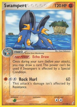 Swampert (27/100) [EX: Crystal Guardians] - Trinity Hobby