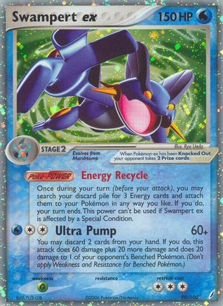 Swampert ex (98/100) [EX: Crystal Guardians] - Trinity Hobby