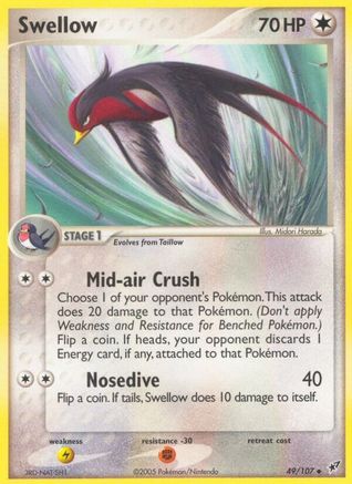 Swellow (49/107) [EX: Deoxys] - Trinity Hobby