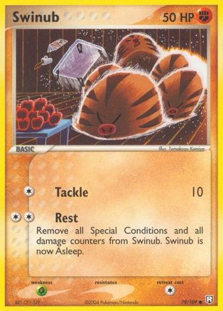 Swinub (79/109) (Stamped) [EX: Team Rocket Returns] - Trinity Hobby