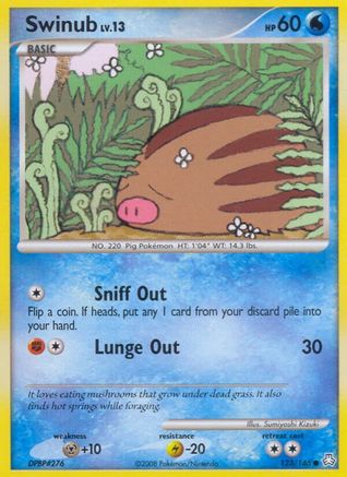 Swinub (123/146) [Diamond & Pearl: Legends Awakened] - Trinity Hobby