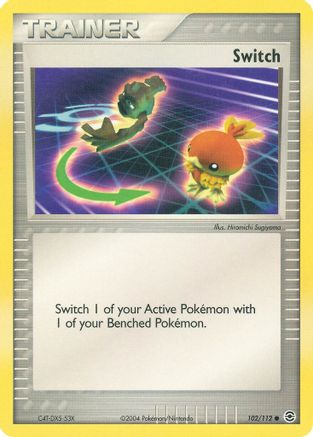 Switch (102/112) [EX: FireRed & LeafGreen] - Trinity Hobby