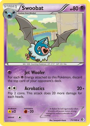 Swoobat (71/149) [Black & White: Boundaries Crossed] - Trinity Hobby