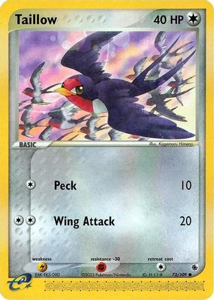 Taillow (72/109) [EX: Ruby & Sapphire] - Trinity Hobby