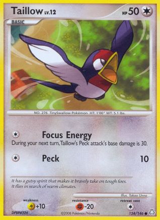 Taillow (124/146) [Diamond & Pearl: Legends Awakened] - Trinity Hobby