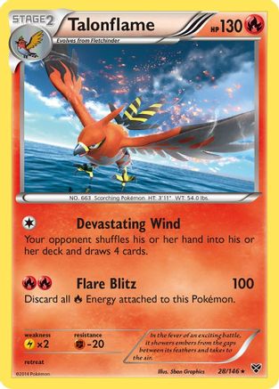Talonflame (28/146) [XY: Base Set] - Trinity Hobby