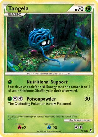Tangela (72/95) [HeartGold & SoulSilver: Call of Legends] - Trinity Hobby