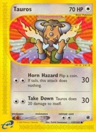 Tauros (133/165) [Expedition: Base Set] - Trinity Hobby