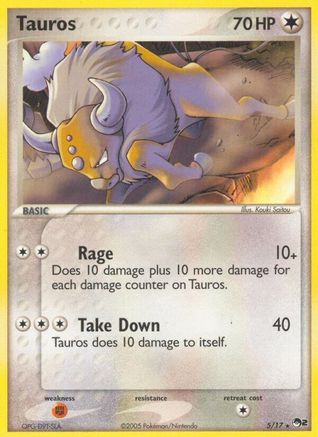 Tauros (5/17) [POP Series 2] - Trinity Hobby