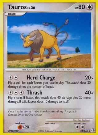 Tauros (74/146) [Diamond & Pearl: Legends Awakened] - Trinity Hobby