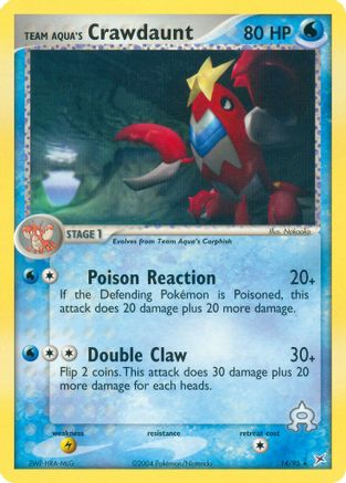 Team Aqua's Crawdaunt (14/95) [EX: Team Magma vs Team Aqua] - Trinity Hobby