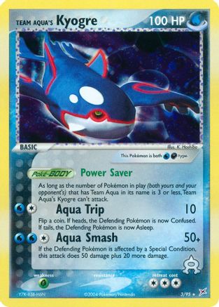 Team Aqua's Kyogre (3/95) [EX: Team Magma vs Team Aqua] - Trinity Hobby