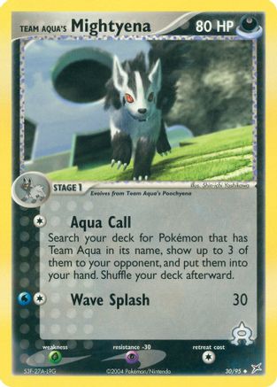 Team Aqua's Mightyena (30/95) [EX: Team Magma vs Team Aqua] - Trinity Hobby