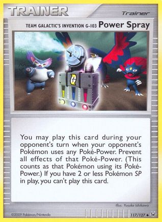 Team Galactic's Invention G-103 Power Spray (117/127) [Platinum: Base Set] - Trinity Hobby