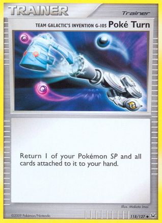 Team Galactic's Invention G-105 Poke Turn (118/127) [Platinum: Base Set] - Trinity Hobby