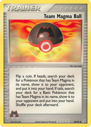 Team Magma Ball (80/95) [EX: Team Magma vs Team Aqua] - Trinity Hobby
