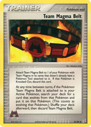 Team Magma Belt (81/95) [EX: Team Magma vs Team Aqua] - Trinity Hobby