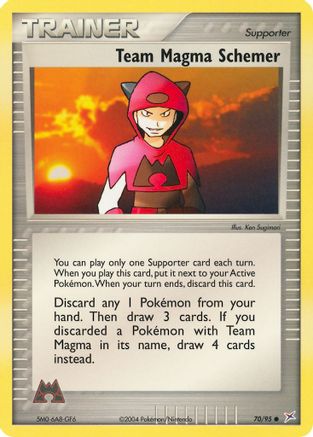 Team Magma Schemer (70/95) [EX: Team Magma vs Team Aqua] - Trinity Hobby
