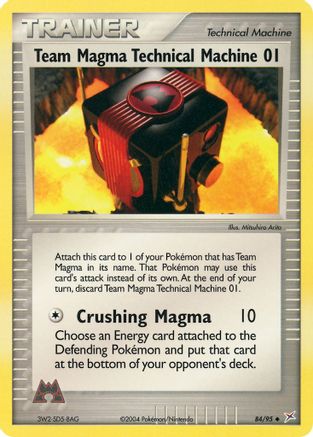 Team Magma Technical Machine 01 (84/95) [EX: Team Magma vs Team Aqua] - Trinity Hobby