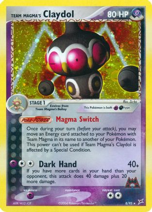 Team Magma's Claydol (8/95) [EX: Team Magma vs Team Aqua] - Trinity Hobby