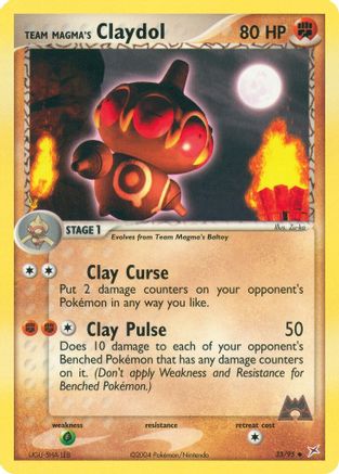 Team Magma's Claydol (33/95) [EX: Team Magma vs Team Aqua] - Trinity Hobby