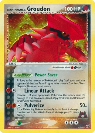 Team Magma's Groudon (9/95) [EX: Team Magma vs Team Aqua] - Trinity Hobby