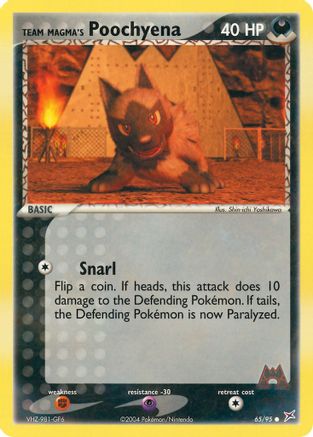Team Magma's Poochyena (65/95) [EX: Team Magma vs Team Aqua] - Trinity Hobby