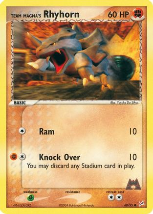 Team Magma's Rhyhorn (68/95) [EX: Team Magma vs Team Aqua] - Trinity Hobby