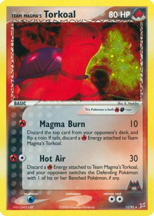 Team Magma's Torkoal (12/95) [EX: Team Magma vs Team Aqua] - Trinity Hobby
