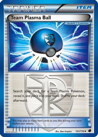Team Plasma Ball (105/116) [Black & White: Plasma Freeze] - Trinity Hobby