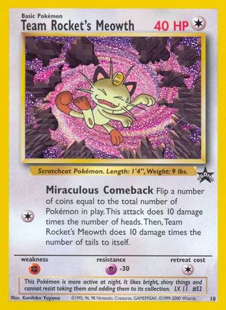 Team Rocket's Meowth (18) [Wizards of the Coast: Black Star Promos] - Trinity Hobby