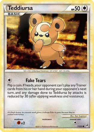 Teddiursa (73/95) [HeartGold & SoulSilver: Call of Legends] - Trinity Hobby