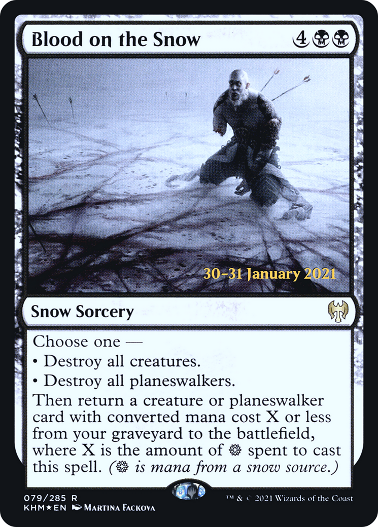 Blood on the Snow [Kaldheim Prerelease Promos] - Trinity Hobby