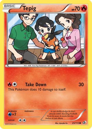 Tepig (25/113) [Black & White: Legendary Treasures] - Trinity Hobby