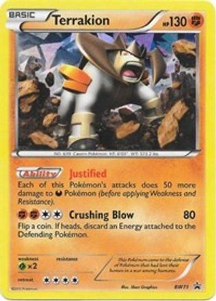Terrakion (BW71) [Black & White: Black Star Promos] - Trinity Hobby