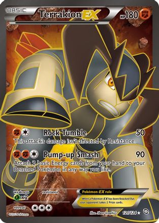 Terrakion EX (121/124) [Black & White: Dragons Exalted] - Trinity Hobby