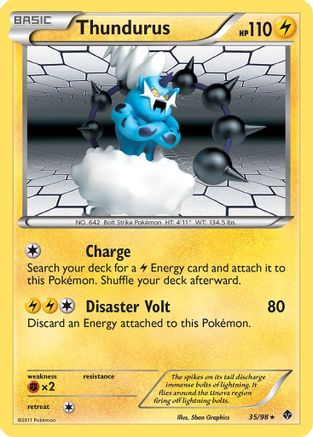 Thundurus (35/98) [Black & White: Emerging Powers] - Trinity Hobby