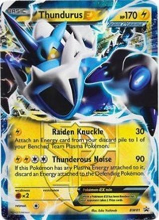 Thundurus EX (BW81) [Black & White: Black Star Promos] - Trinity Hobby