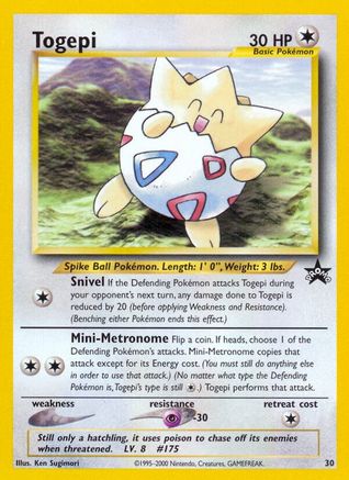 Togepi (30) [Wizards of the Coast: Black Star Promos] - Trinity Hobby