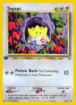Togepi (51/111) [Neo Genesis 1st Edition] - Trinity Hobby