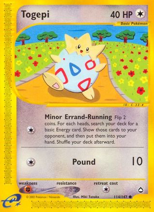 Togepi (114/147) [Aquapolis] - Trinity Hobby