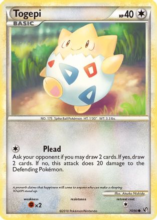 Togepi (70/90) [HeartGold & SoulSilver: Undaunted] - Trinity Hobby