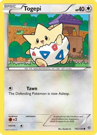 Togepi (102/135) [Black & White: Plasma Storm] - Trinity Hobby