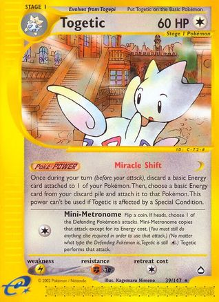 Togetic (39/147) [Aquapolis] - Trinity Hobby