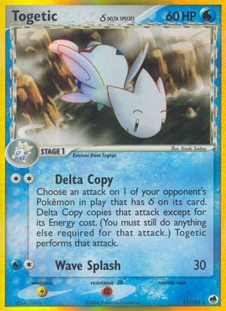 Togetic (11/101) (Delta Species) [EX: Dragon Frontiers] - Trinity Hobby