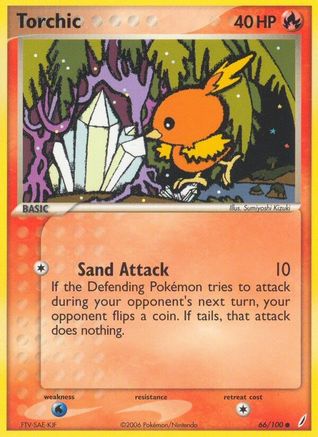 Torchic (66/100) [EX: Crystal Guardians] - Trinity Hobby