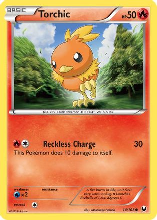 Torchic (14/108) [Black & White: Dark Explorers] - Trinity Hobby
